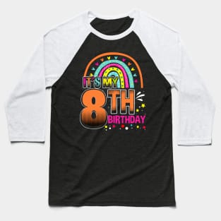 Daughter 8th Birthday for 8 year old girlie Baseball T-Shirt